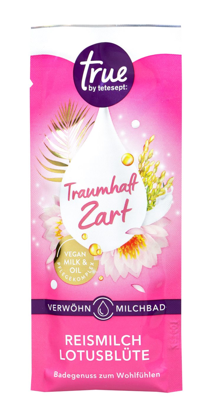 Tetesept Bad Traumhaft Zart Reismilch Lotusblüte - 25 ml Tetesept Bad Traumhaft Zart Reismilch Lotusblüte - 25 ml