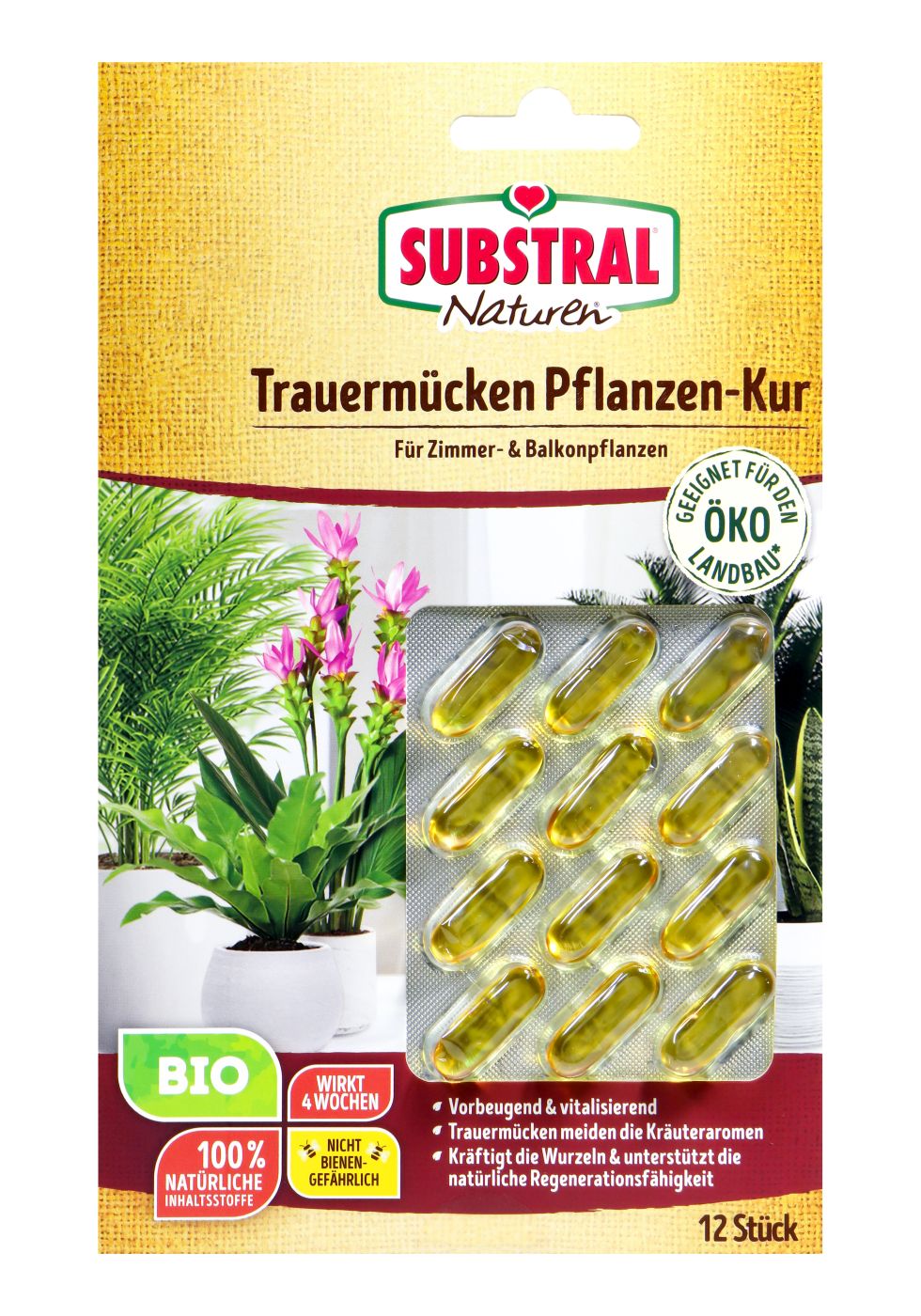 Substral Natural Trauermücken Pflanzen-Kur - 12 Stück Substral Natural Trauermücken Pflanzen-Kur - 12 Stück