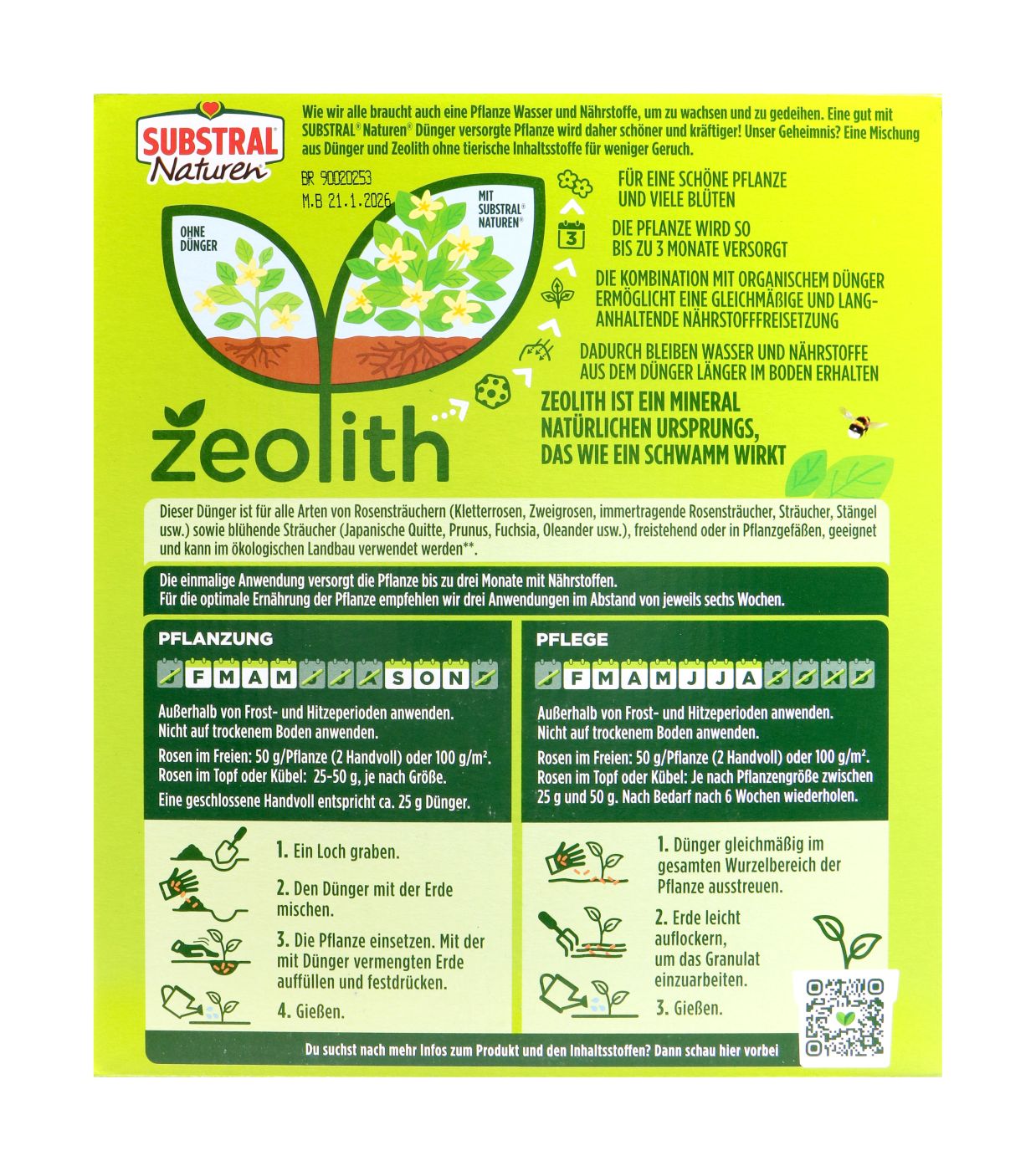 Substral Naturen Langzeitdünger Rosen + Blühgehölze - 1,2 kg Substral Naturen Langzeitdünger Rosen + Blühgehölze - 1,2 kg