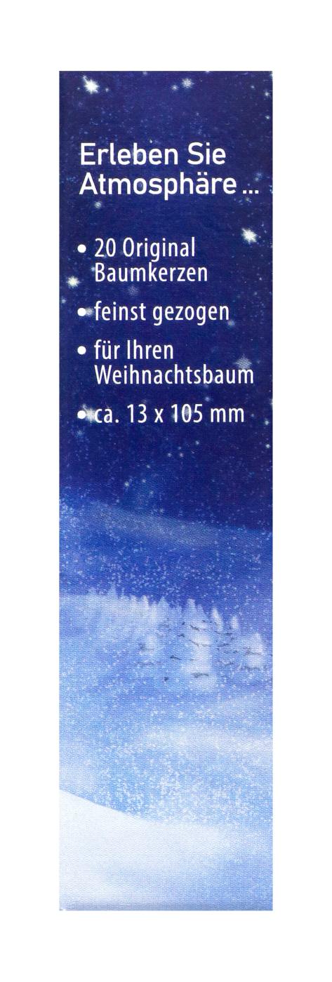 EWA Baumkerzen Champagner - 20 / 250 - 20 Stück
