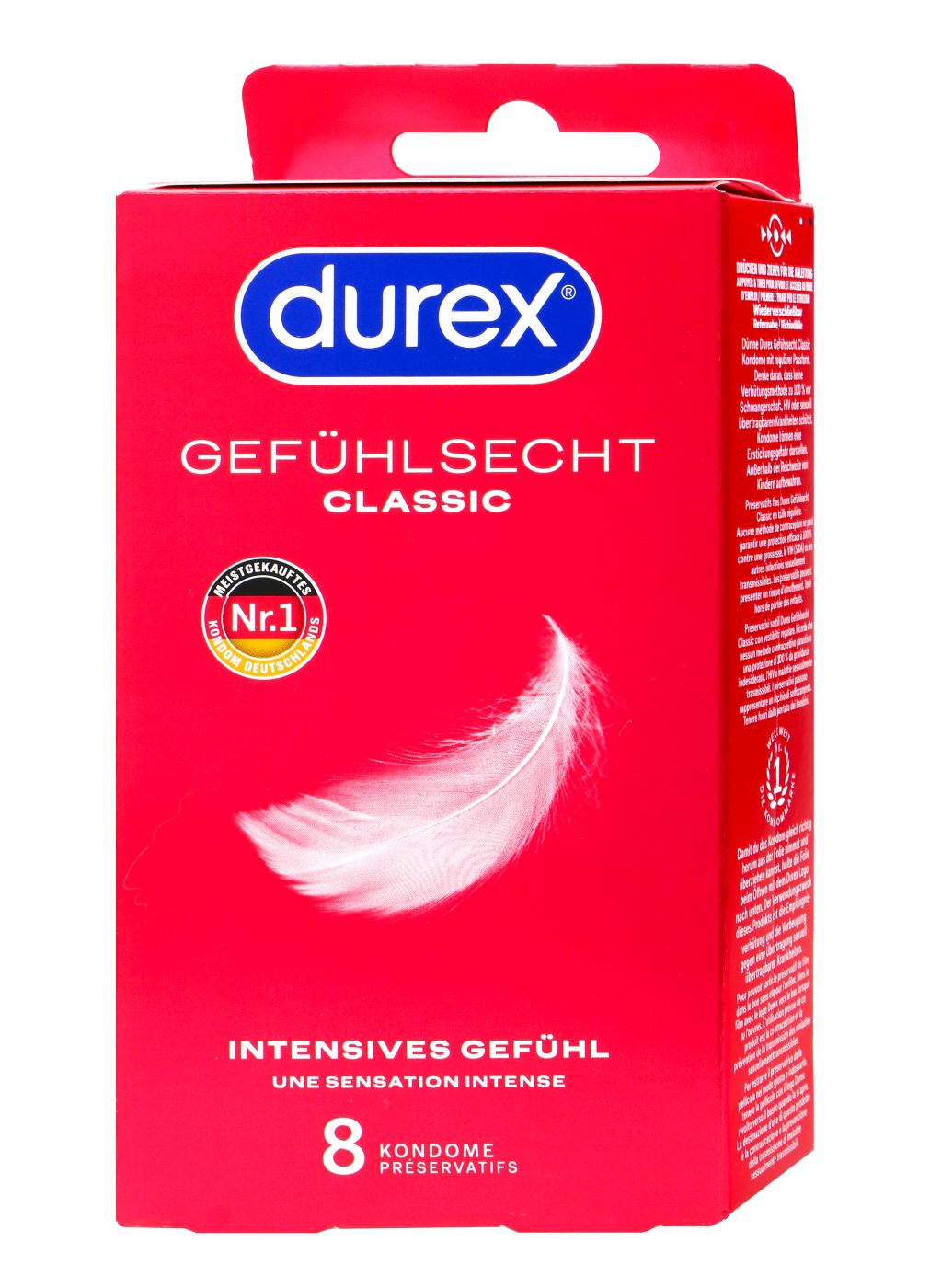 Durex Kondome Gefühlsecht Classic - 8 Stück Durex Kondome Gefühlsecht Classic - 8 Stück