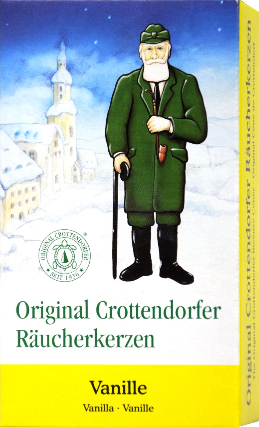 Crottendorfer Räucherkerzen Vanille - 24 Stück Crottendorfer Räucherkerzen Vanille - 24 Stück