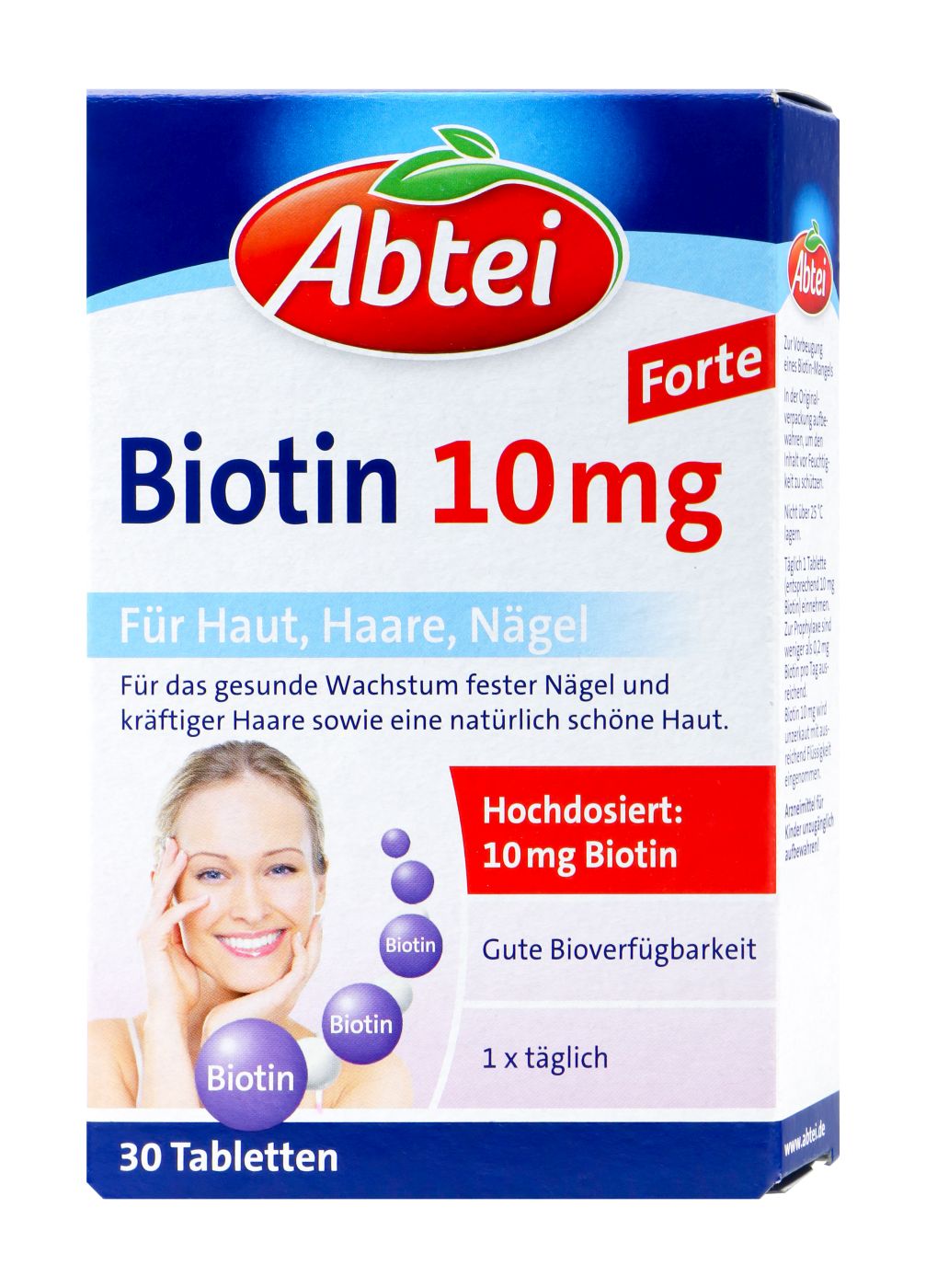 Abtei Biotin 10 mg Tabletten - 30 Stück Abtei Biotin 10 mg Tabletten - 30 Stück