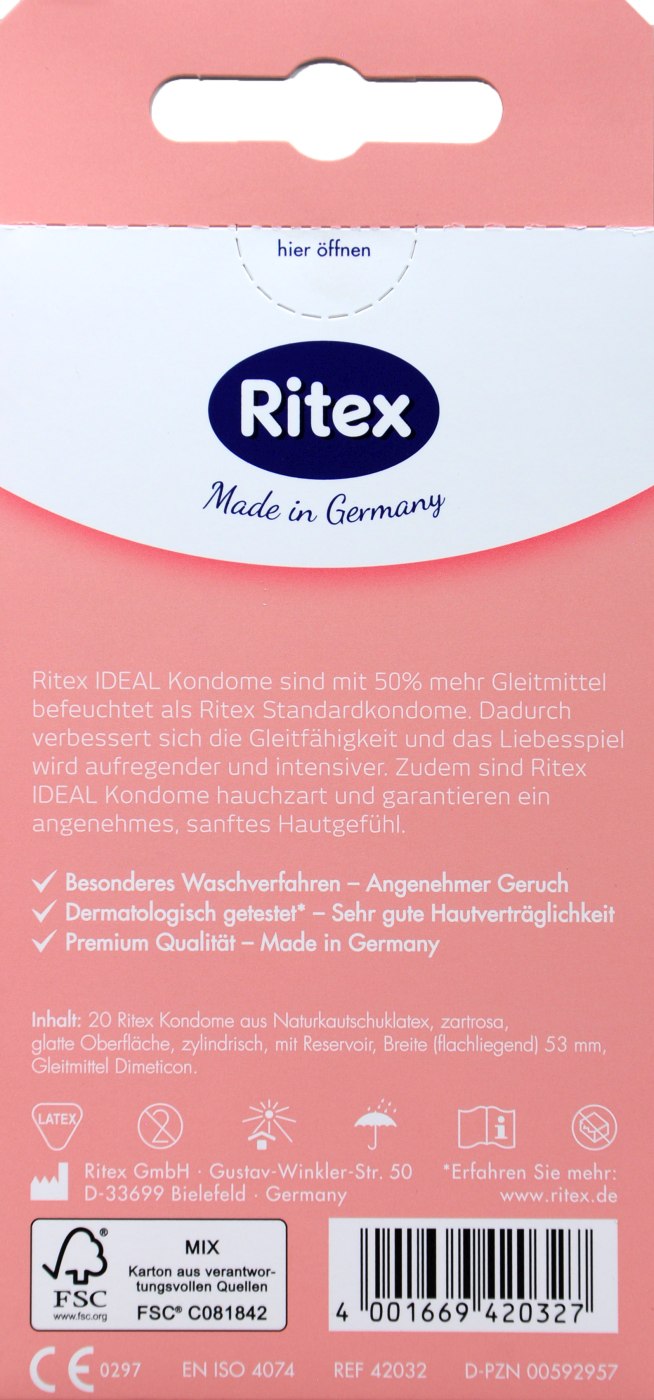 Ritex Ideal Kondome - 20 Stück Ritex Ideal Kondome - 20 Stück