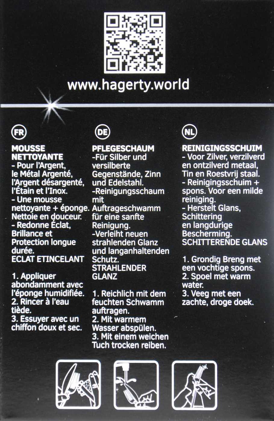 Hagerty Silver Foam - 185 g Hagerty Silver Foam - 185 g