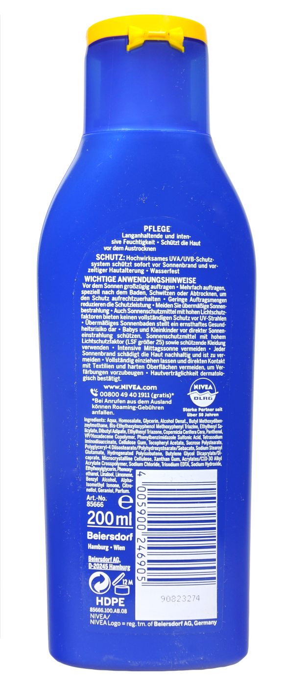 Nivea Sun Milch LSF 50+ - 200 ml Nivea Sun Milch LSF 50+ - 200 ml