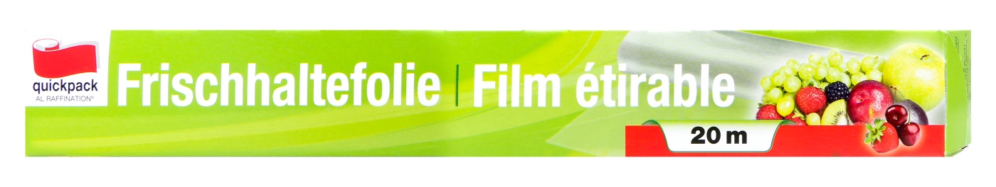 Quickpack Frischhaltefolie Faltschachtel 29 x 20 cm - 20 m Quickpack Frischhaltefolie Faltschachtel 29 x 20 cm - 20 m