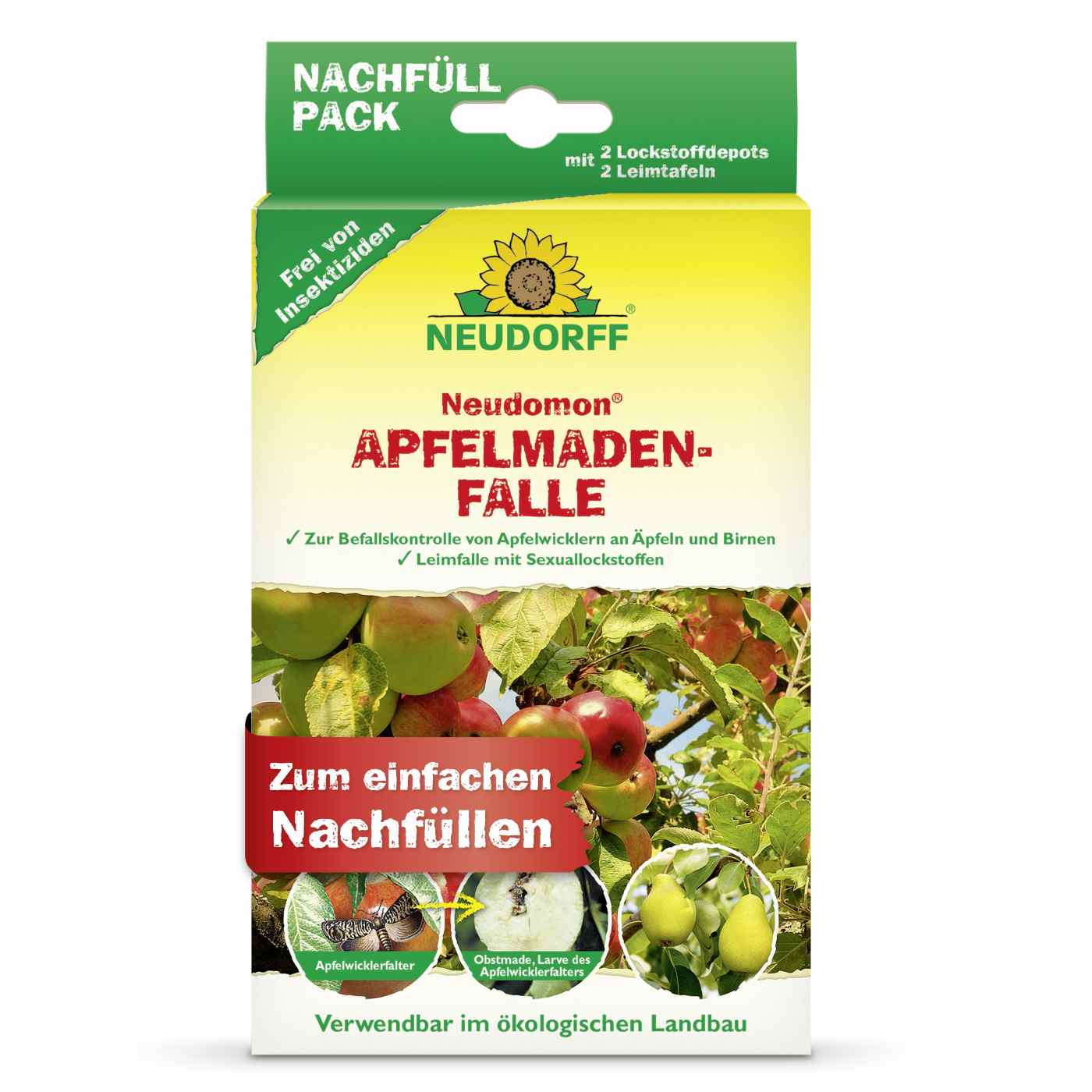Neudorff Neudomon Apfelmadenfalle Nachfüll-Set Neudorff Neudomon Apfelmadenfalle Nachfüll-Set