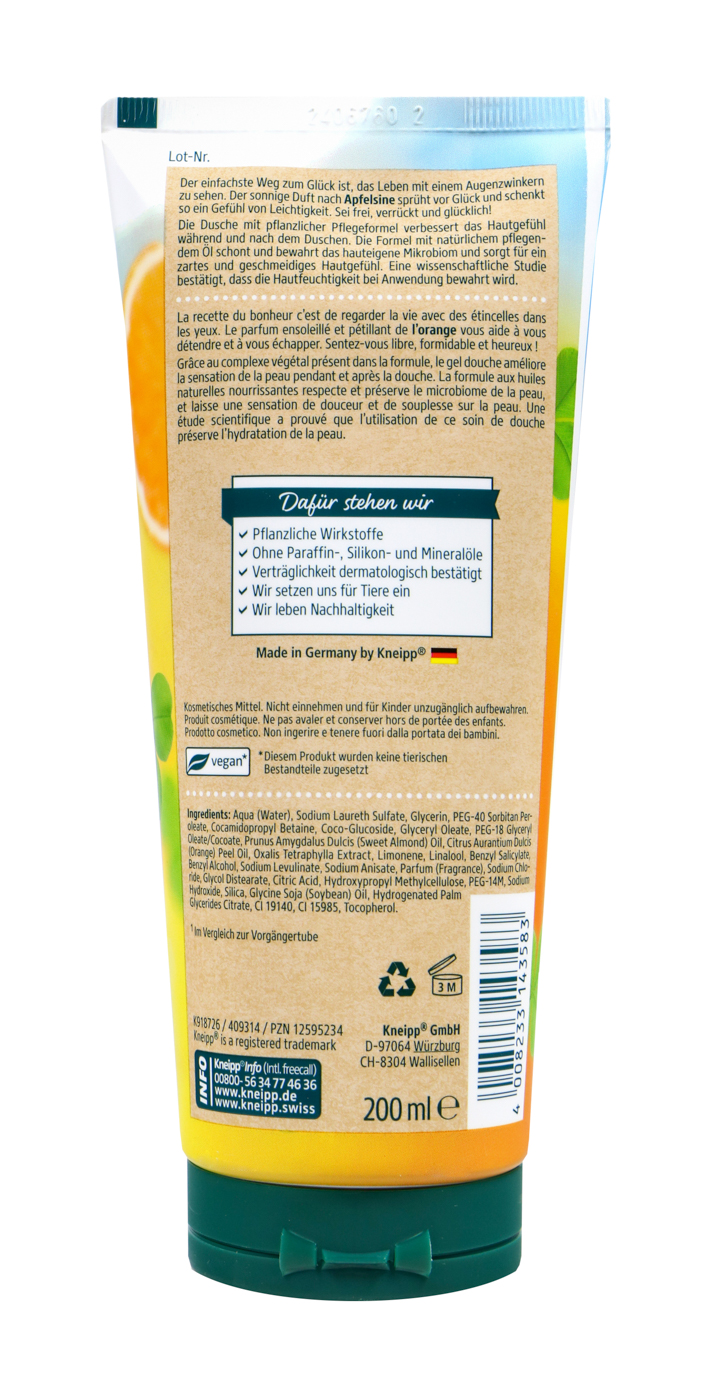 Kneipp Aroma Pflegedusche Sei frei, verrückt & Glücklich - 200 ml