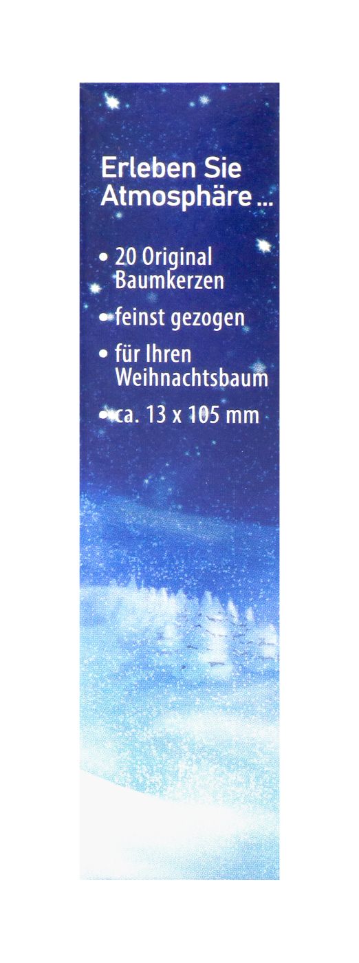 EWA Baumkerzen Natur - 20 / 250 - 20 Stück