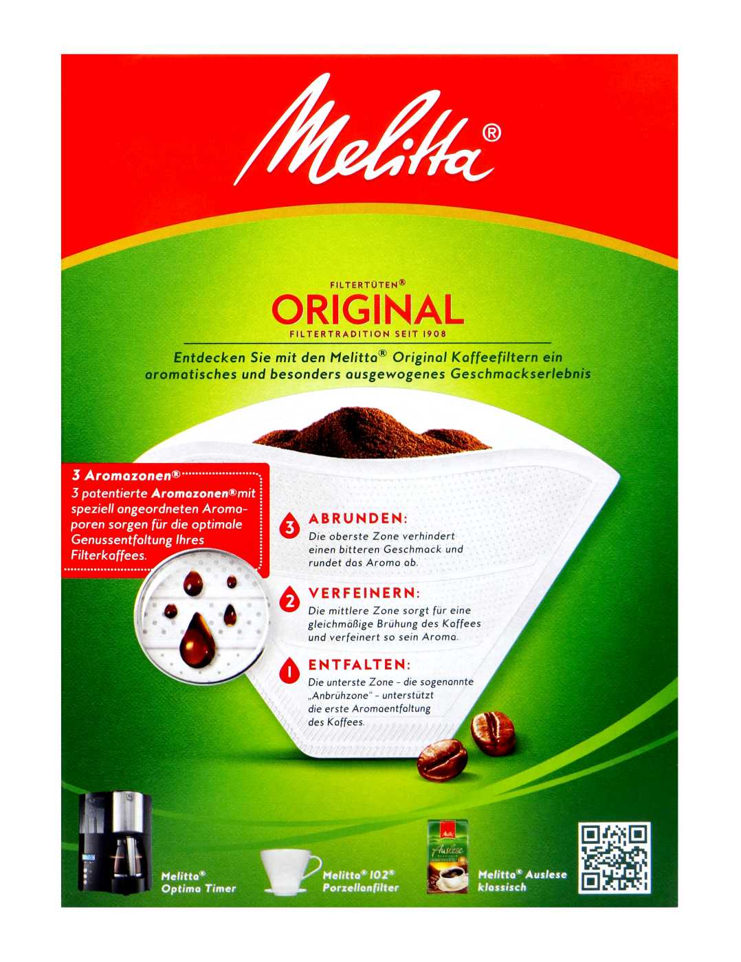 Melitta Filtertüten 102 Weiss Aroma - 80 Stück Melitta Filtertüten 102 Weiss Aroma - 80 Stück