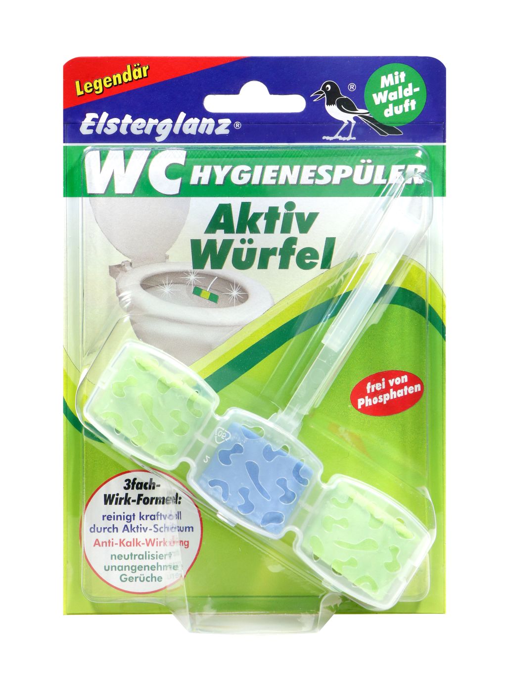 Elsterglanz WC Aktiv Würfel Waldduft - 1 Stück Elsterglanz WC Aktiv Würfel Waldduft - 1 Stück