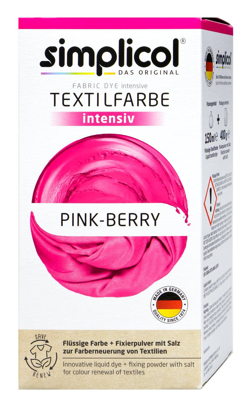 Simplicol Intensiv Pink-Berry Textilfarbe - 1027620 Simplicol Intensiv Pink-Berry Textilfarbe - 1027620