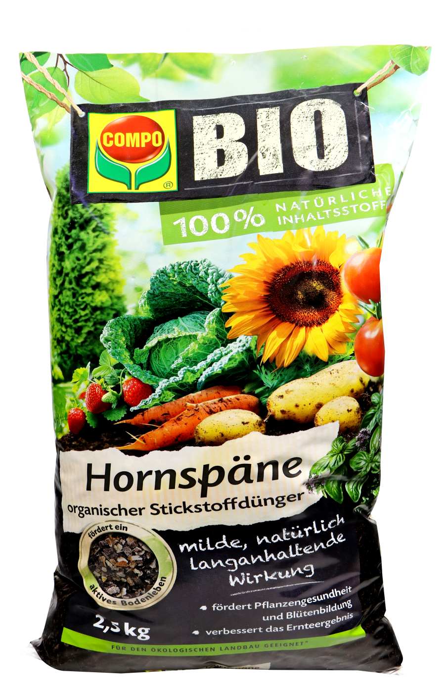 Compo Bio Hornspäne - 2,5 kg Compo Bio Hornspäne - 2,5 kg