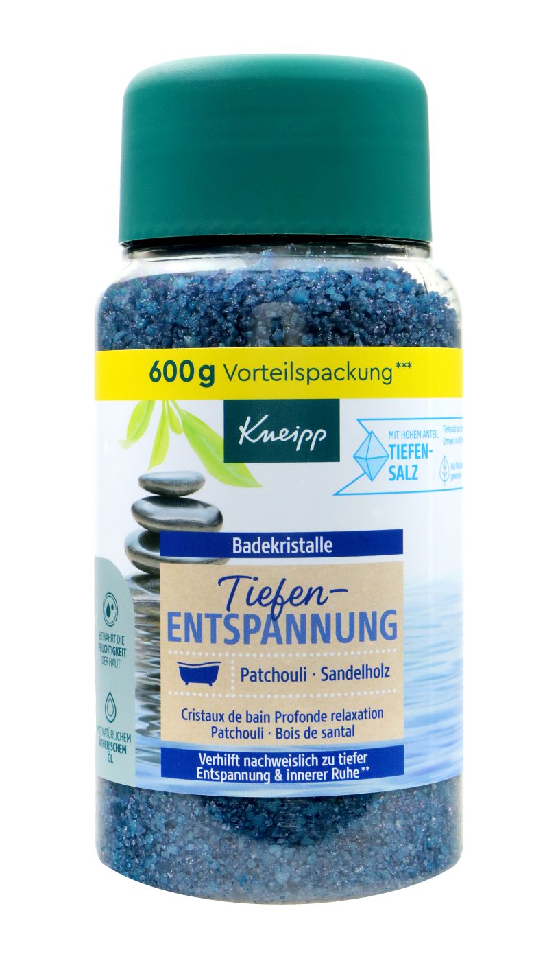 Kneipp Badekristalle Tiefenentspannung Patchouli - 600 g Kneipp Badekristalle Tiefenentspannung Patchouli - 600 g