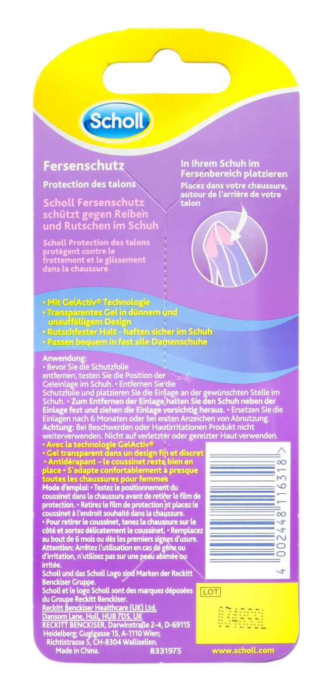Scholl Partyfeet Fersenschutz - 2 Stück Scholl Partyfeet Fersenschutz - 2 Stück
