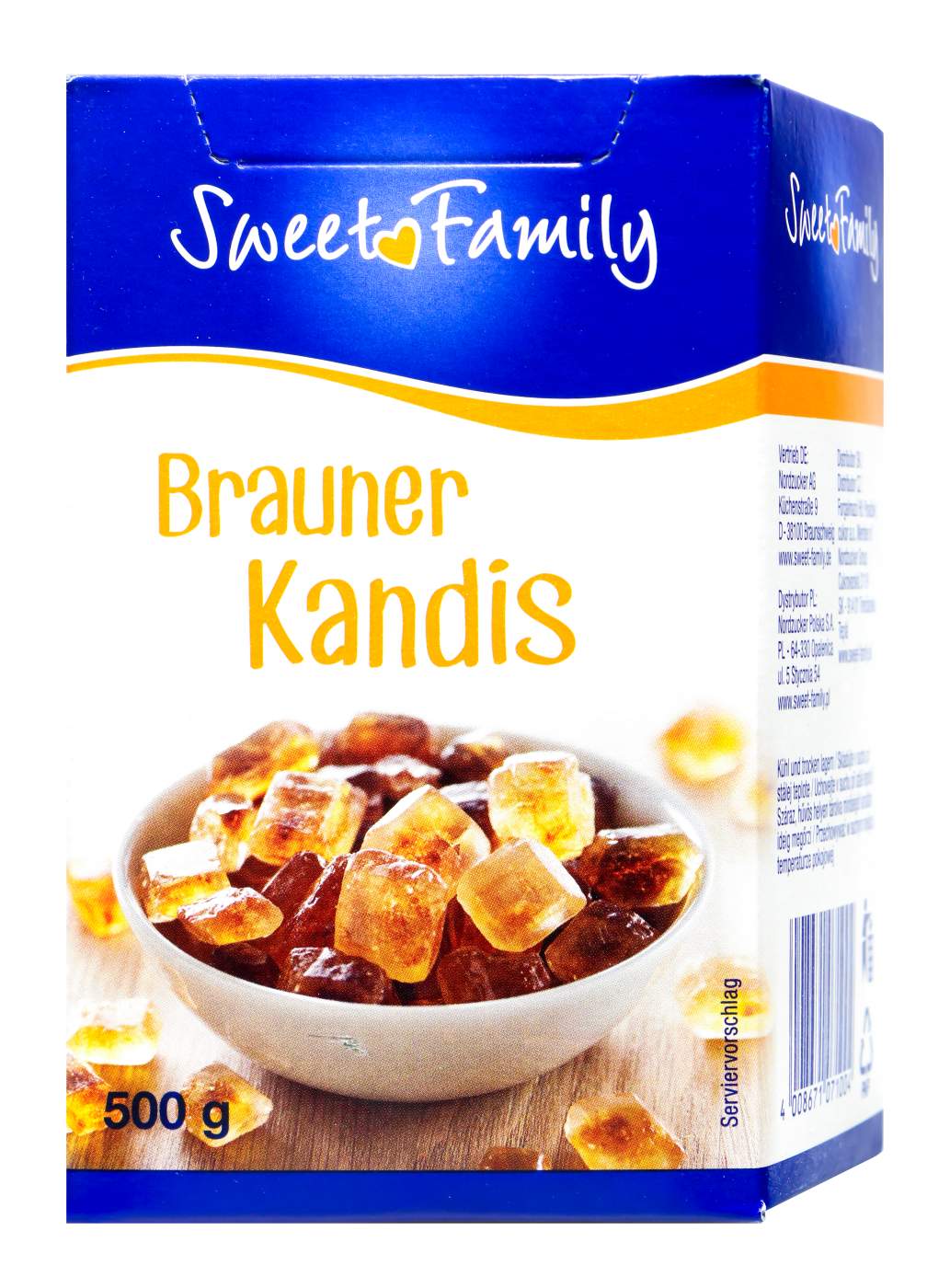Sweet Family Brauner Kandis - 500 g Sweet Family Brauner Kandis - 500 g