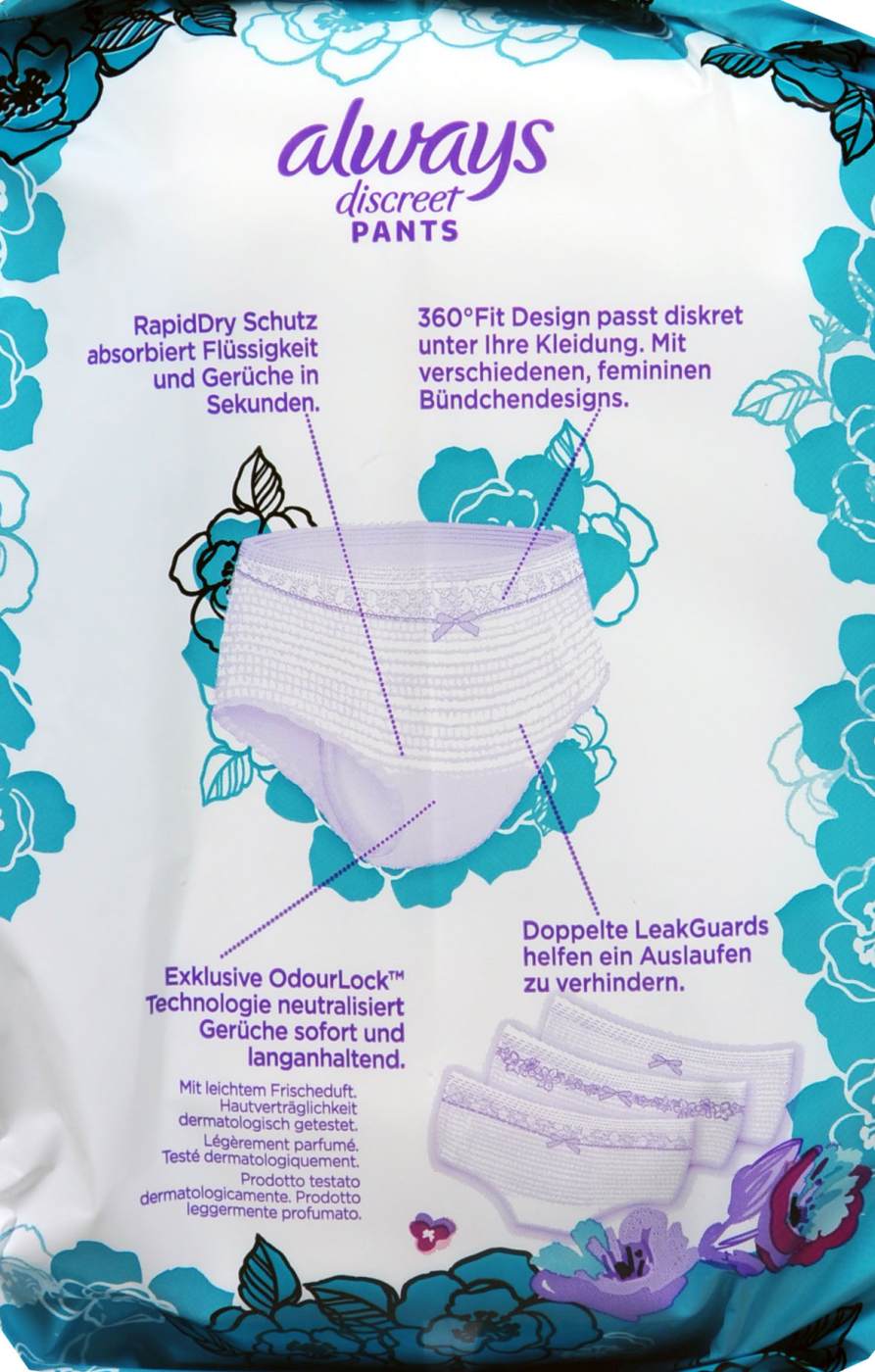 Always discreet Inkontinenz Pants plus L - 9 Stück Always discreet Inkontinenz Pants plus L - 9 Stück