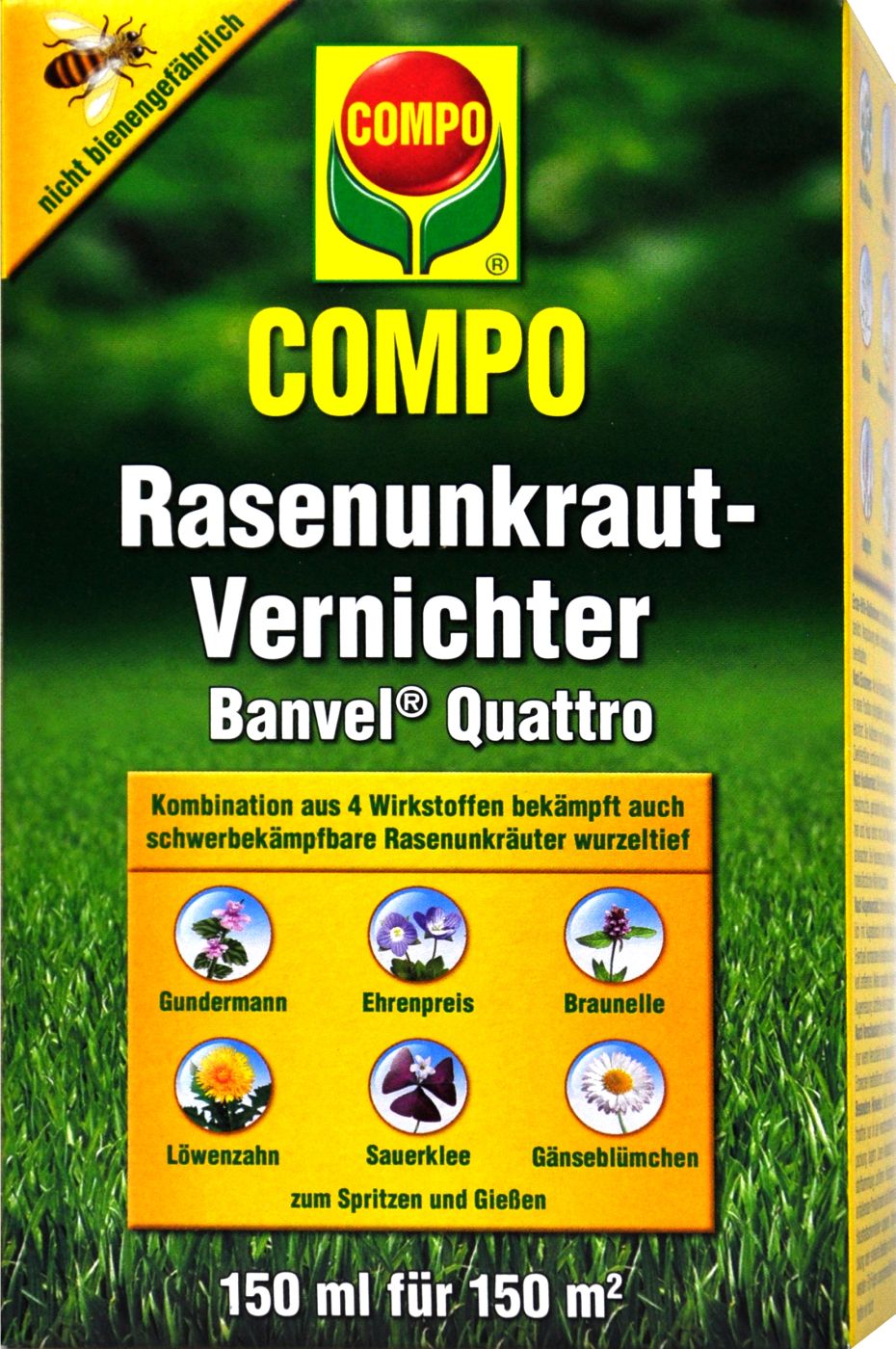 Compo Rasenunkraut-Vernichter Banvel Quattro - 150 ml