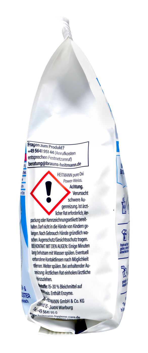 Heitmann Pure Oxi Power-Weiss - Fleckenlöser - 475 g
