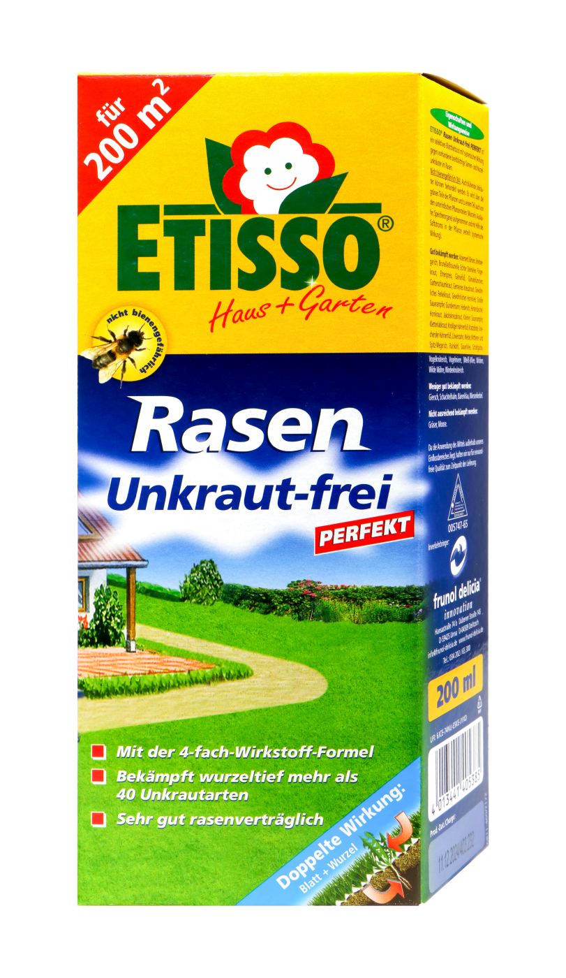 ETISSO® Rasen Unkraut-frei PERFEKT- 200 ml ETISSO® Rasen Unkraut-frei PERFEKT- 200 ml