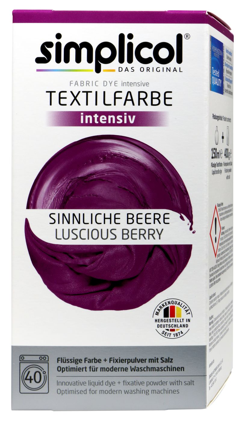 Simplicol Intensiv Sinnliche Beere Textilfarbe - 1806 Simplicol Intensiv Sinnliche Beere Textilfarbe - 1806