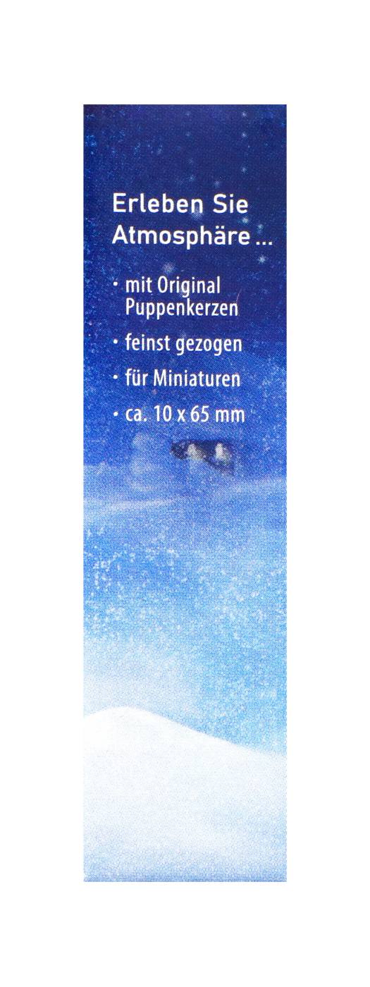 EWA Puppenkerzen 10 x 65 mm - Rot - 20 Stück