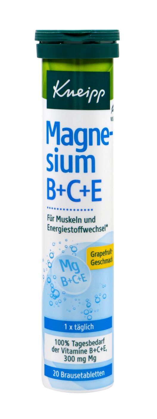 Kneipp Magnesium B+C+E Brausetabletten - 20 Stück Kneipp Magnesium B+C+E Brausetabletten - 20 Stück