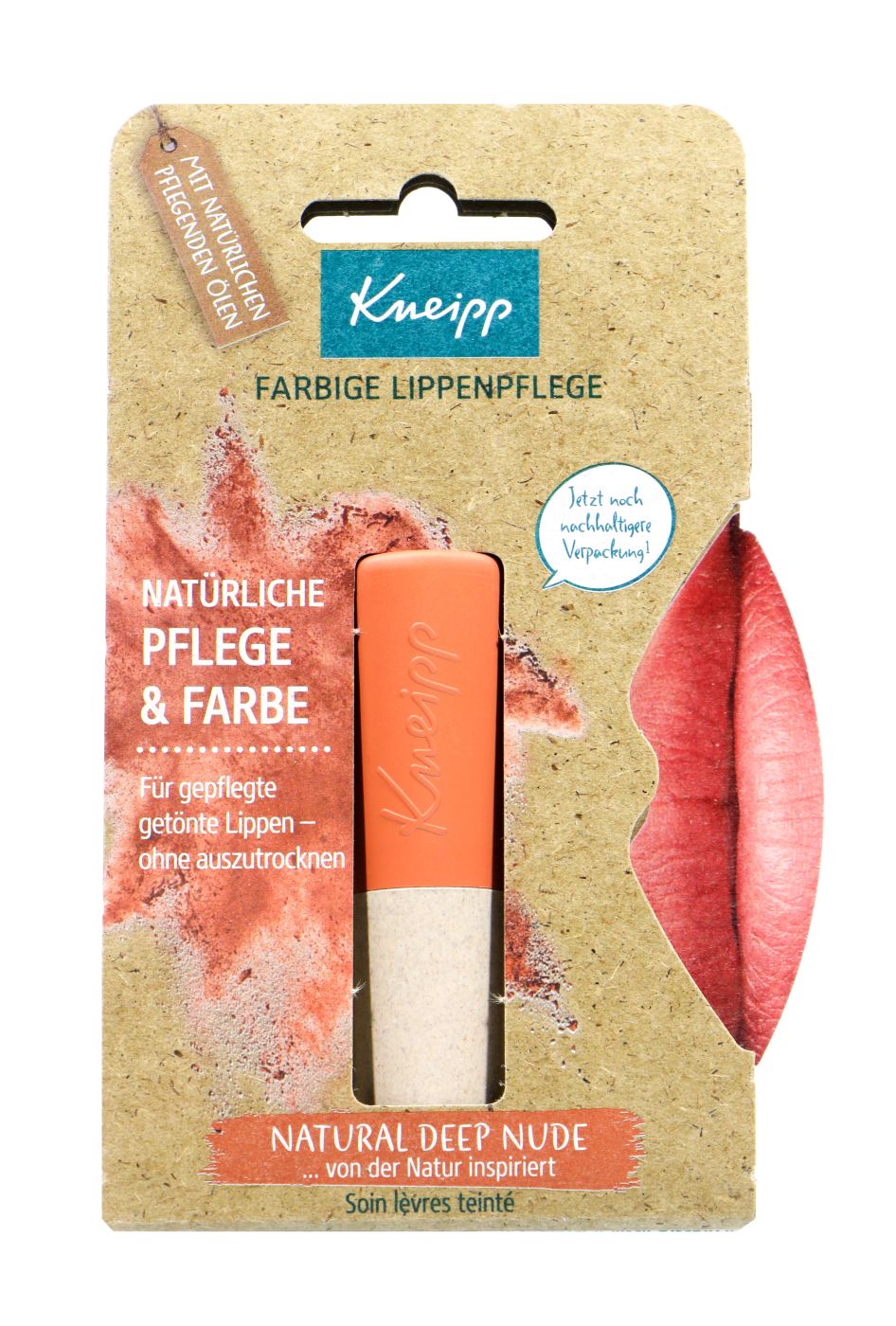 Kneipp Farbige Lippenpflege Natural Deep Nude - 3,5 g Kneipp Farbige Lippenpflege Natural Deep Nude - 3,5 g