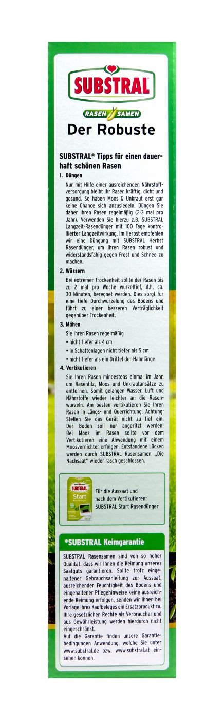 Substral Rasensamen Der Robuste für 50 qm - 1,0 kg Substral Rasensamen Der Robuste für 50 qm - 1,0 kg