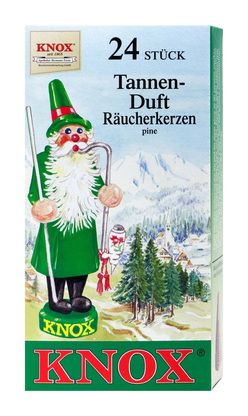 Knox Räucherkerzen Tanne - 24 Stück Knox Räucherkerzen Tanne - 24 Stück