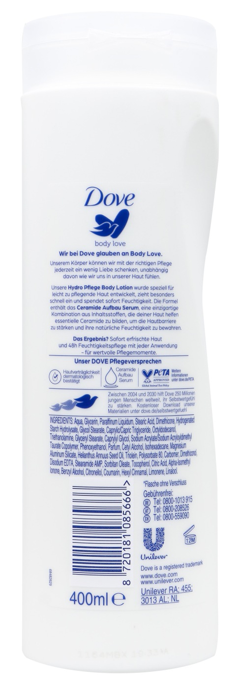 Dove Body Lotion Hydro Care - 400 ml Dove Body Lotion Hydro Care - 400 ml
