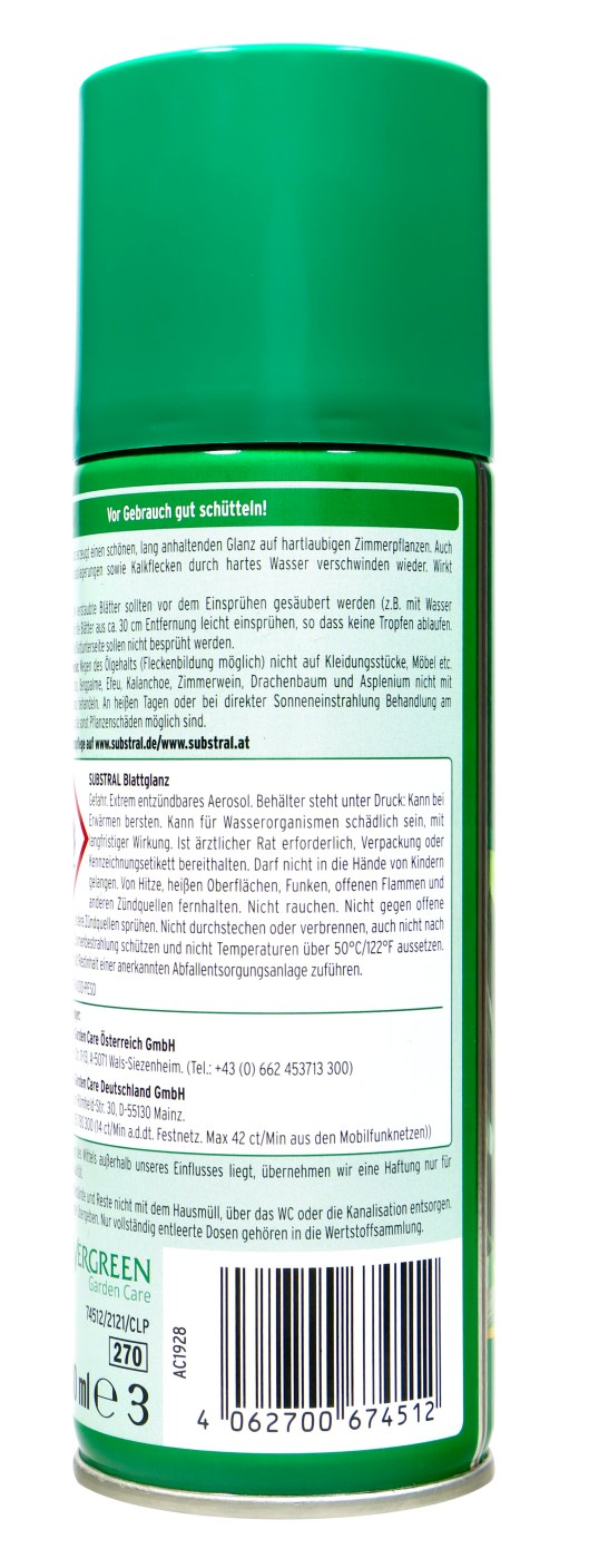 Substral Blattglanz - 200ml - B-WARE Substral Blattglanz - 200ml - B-WARE