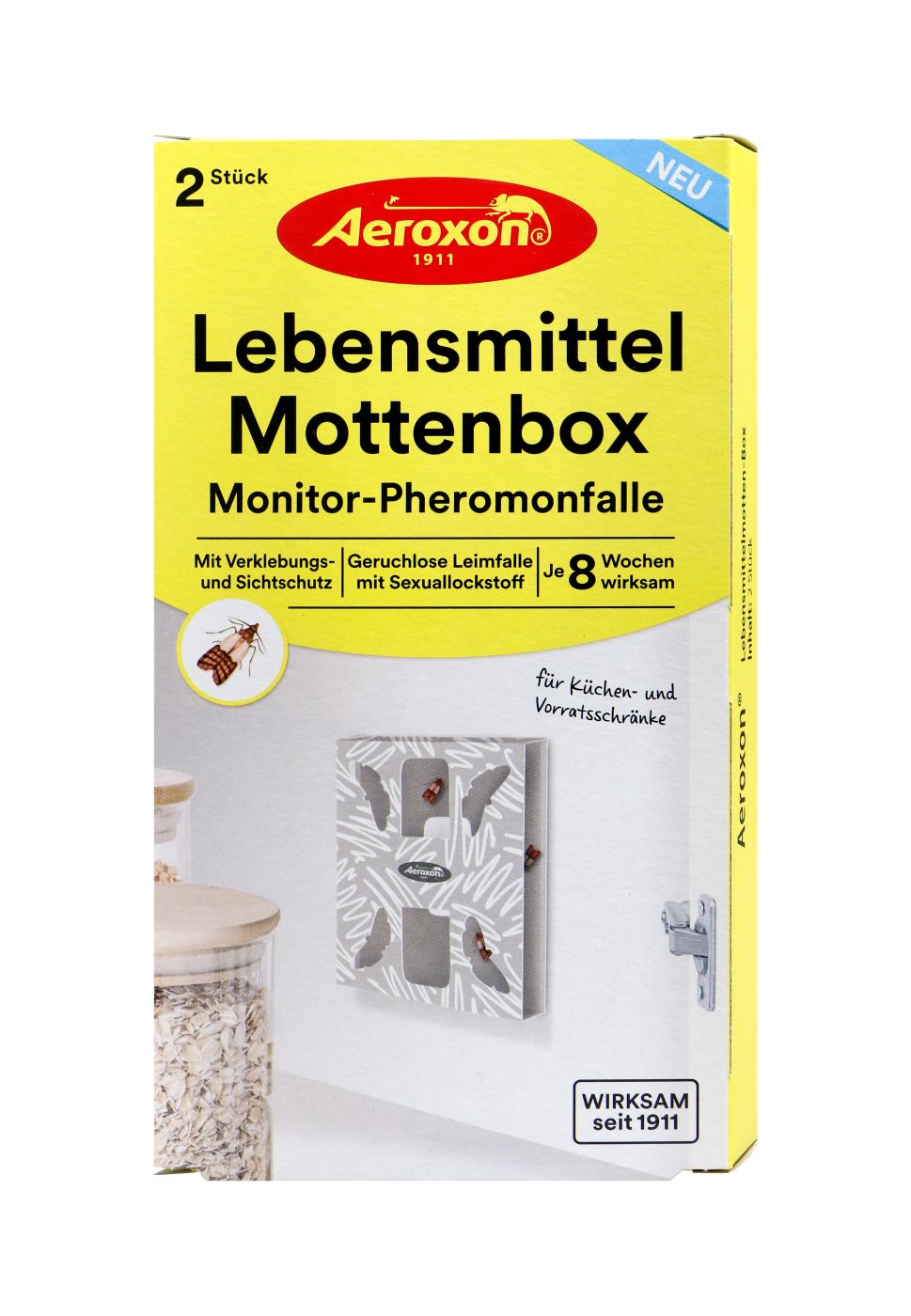 Aeroxon Lebensmittelmotten Box - 2 Stück Aeroxon Lebensmittelmotten Box - 2 Stück