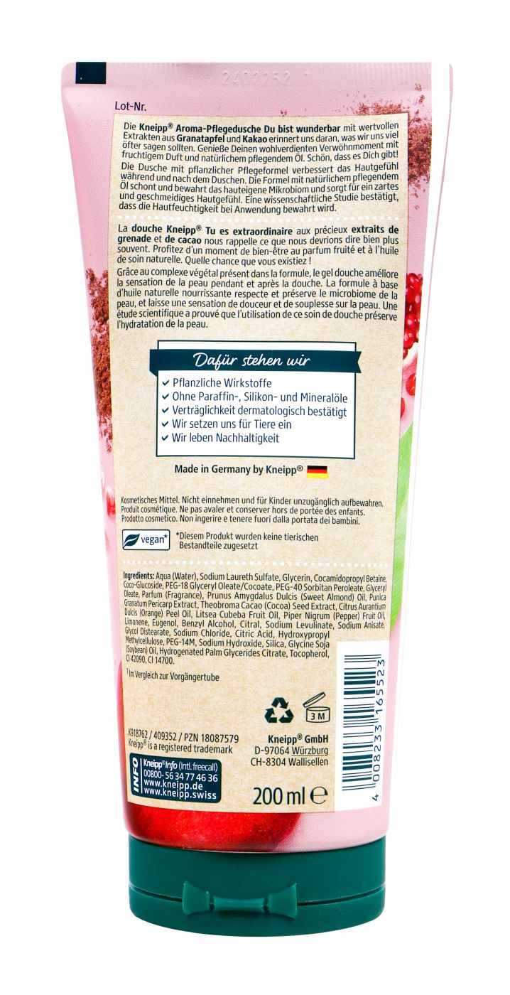 Kneipp Aroma Pflegedusche Du bist Wunderbar - 200 ml Kneipp Aroma Pflegedusche Du bist Wunderbar - 200 ml
