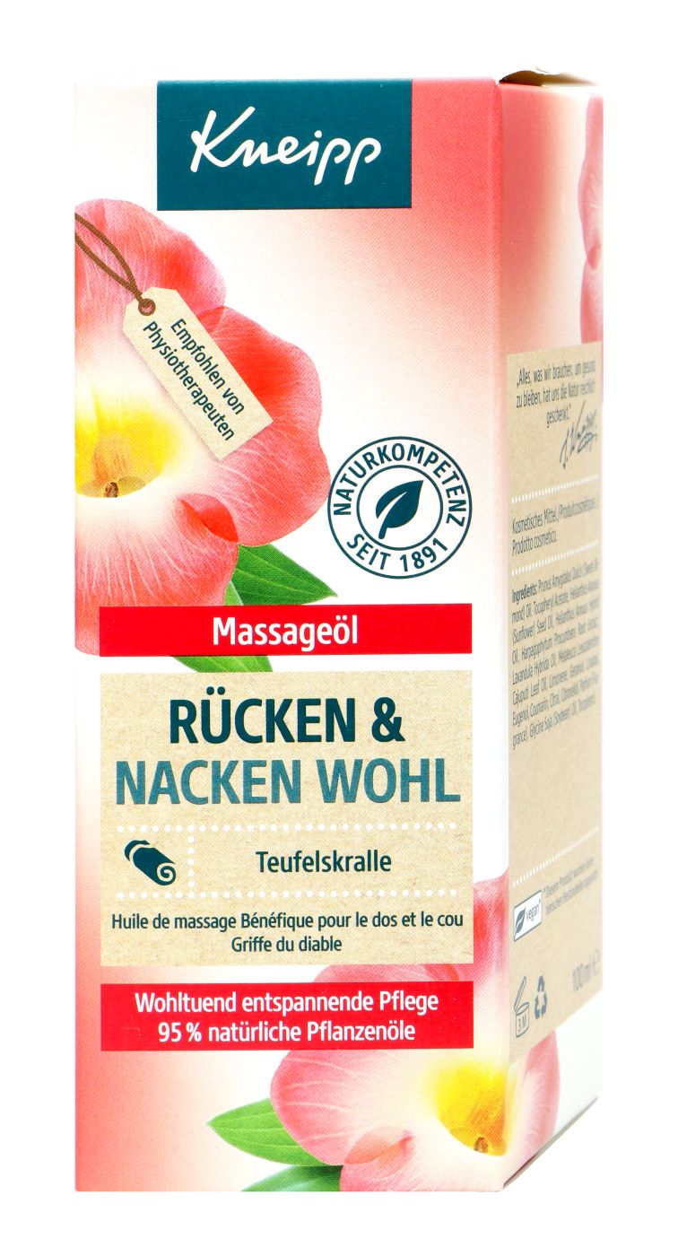 Kneipp Massageöl Rückenwohl - 100 ml Kneipp Massageöl Rückenwohl - 100 ml