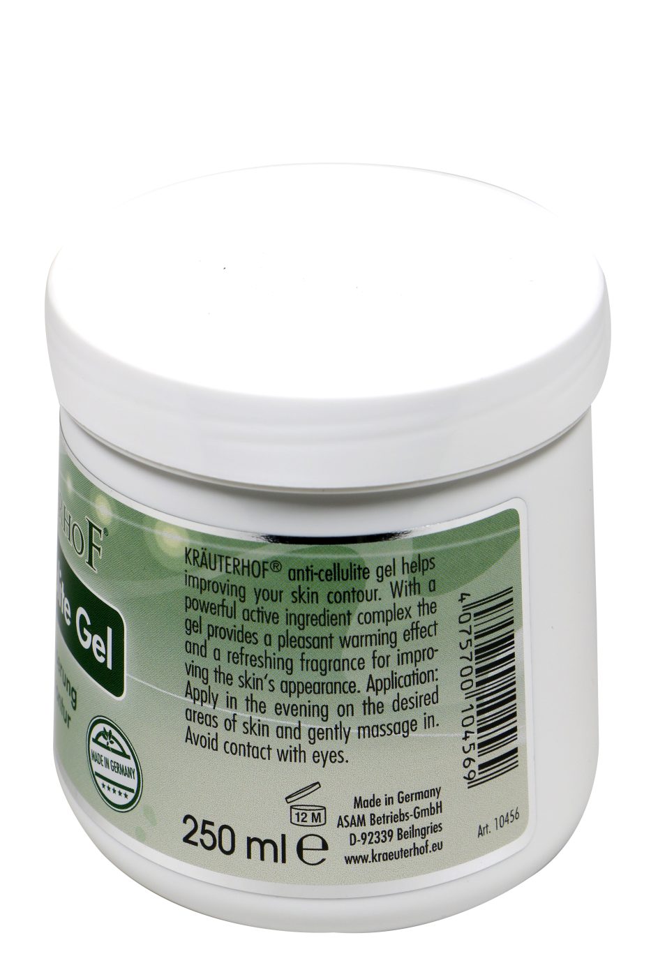 Kräuterhof Anti-Cellulite Gel - 250 ml Kräuterhof Anti-Cellulite Gel - 250 ml