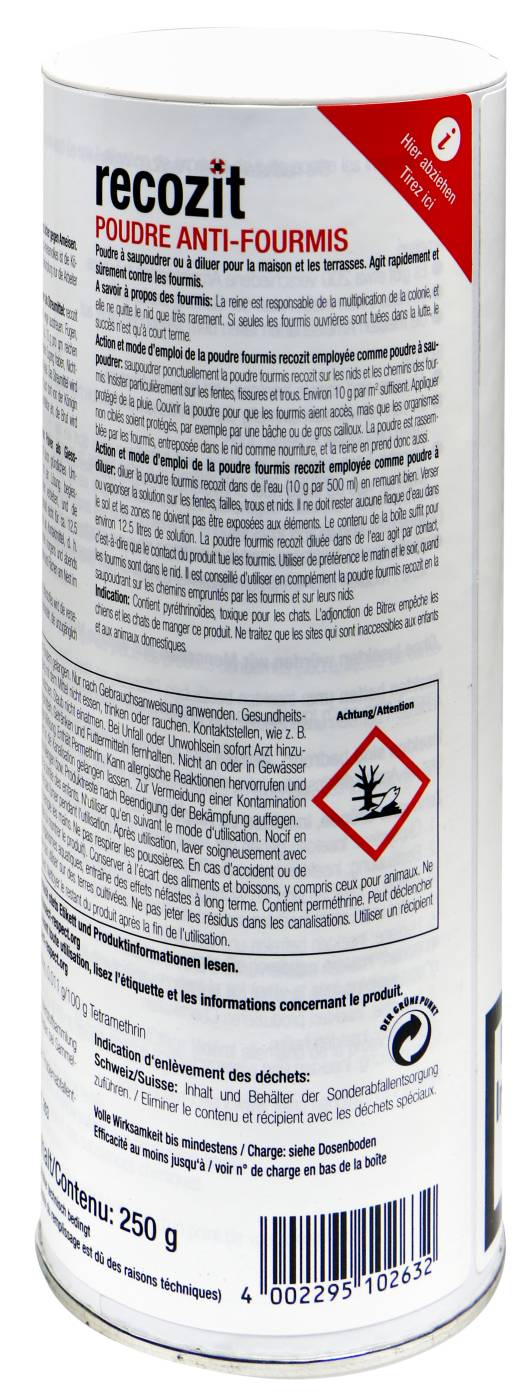 Recozit Ameisen Pulver - 250 g Recozit Ameisen Pulver - 250 g