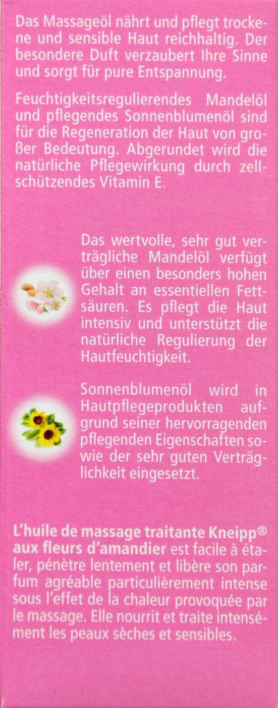 Kneipp Mandelblüten Massageöl - 100 ml Kneipp Mandelblüten Massageöl - 100 ml
