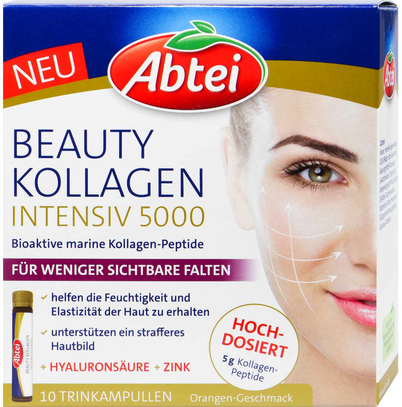 Abtei Beauty Kollagen Intensiv 5000 Trinkampullen - 25ml x 10 Stück Abtei Beauty Kollagen Intensiv 5000 Trinkampullen - 25ml x 10 Stück