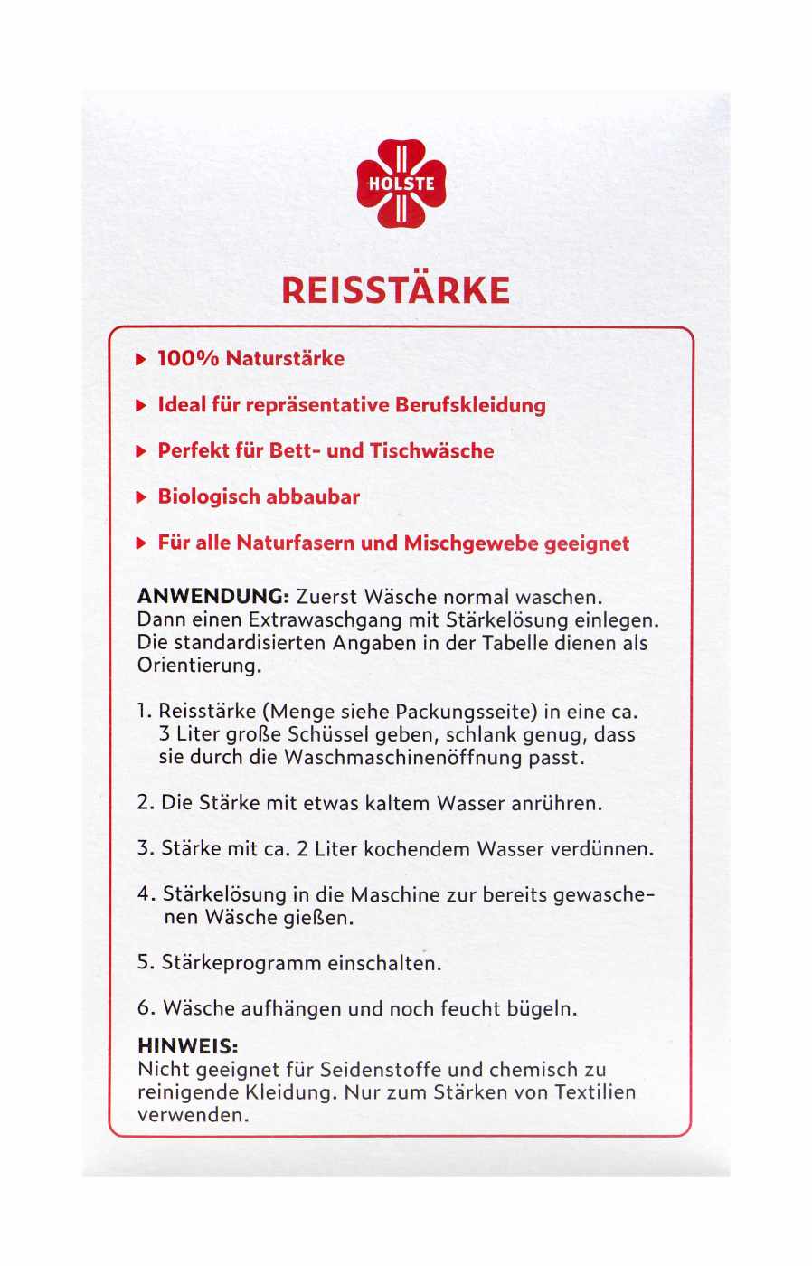 Holste Reisstärke - 250 g
