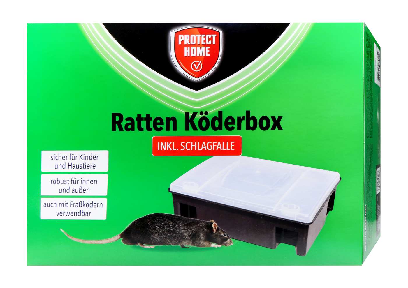 Protect Home Rattenköderbox + Schlagfalle - 1 Stück Protect Home Rattenköderbox + Schlagfalle - 1 Stück