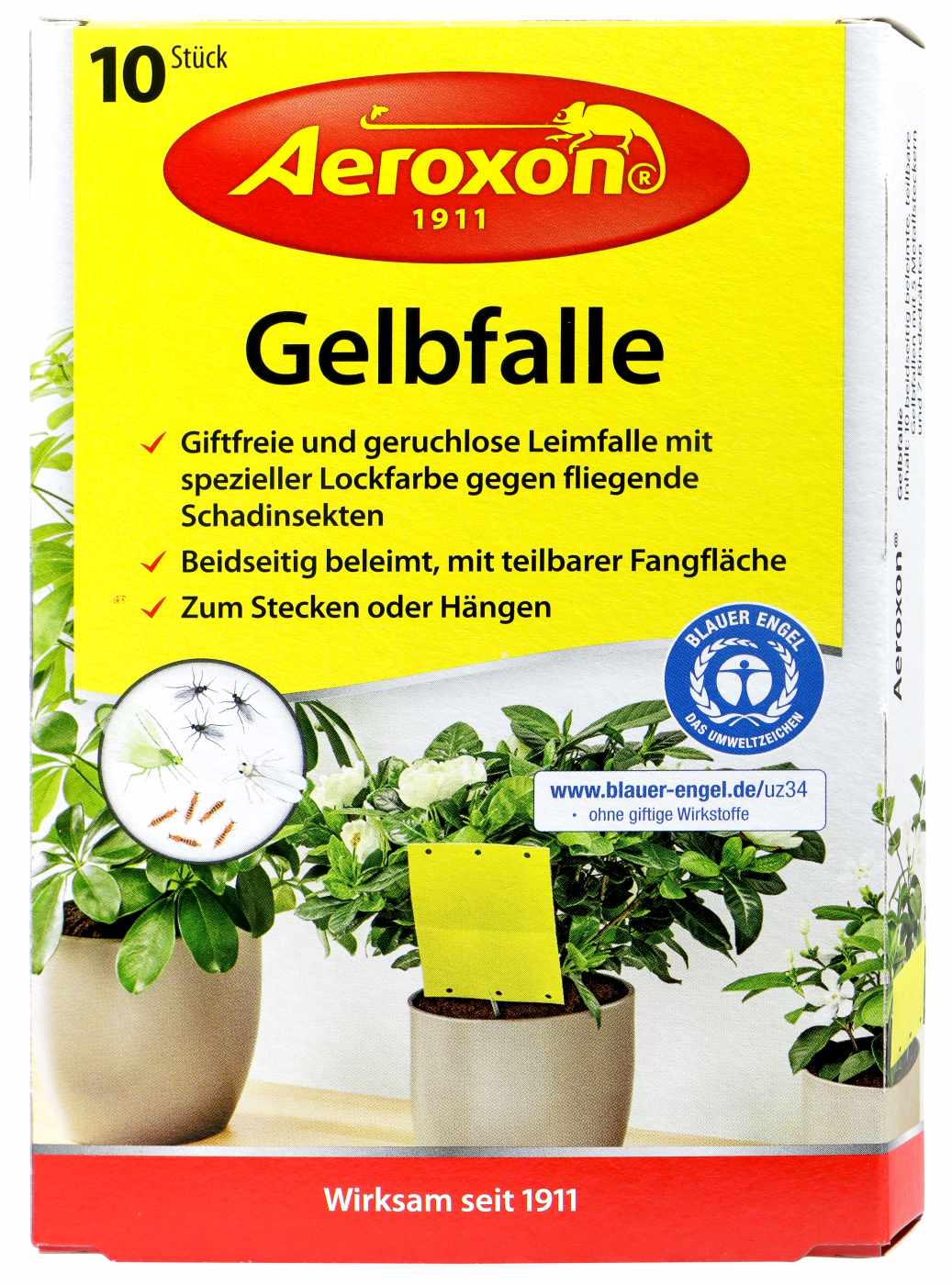 Aeroxon Gelbfalle - 10 Stück Aeroxon Gelbfalle - 10 Stück