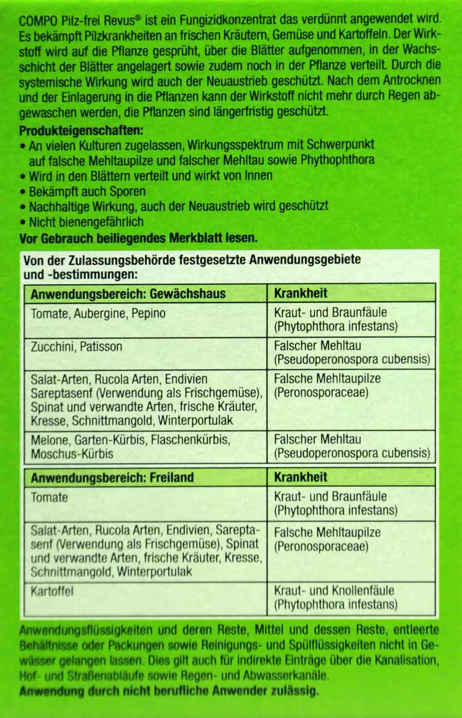 Compo Pilz-frei Revus - 20 ml Compo Pilz-frei Revus - 20 ml