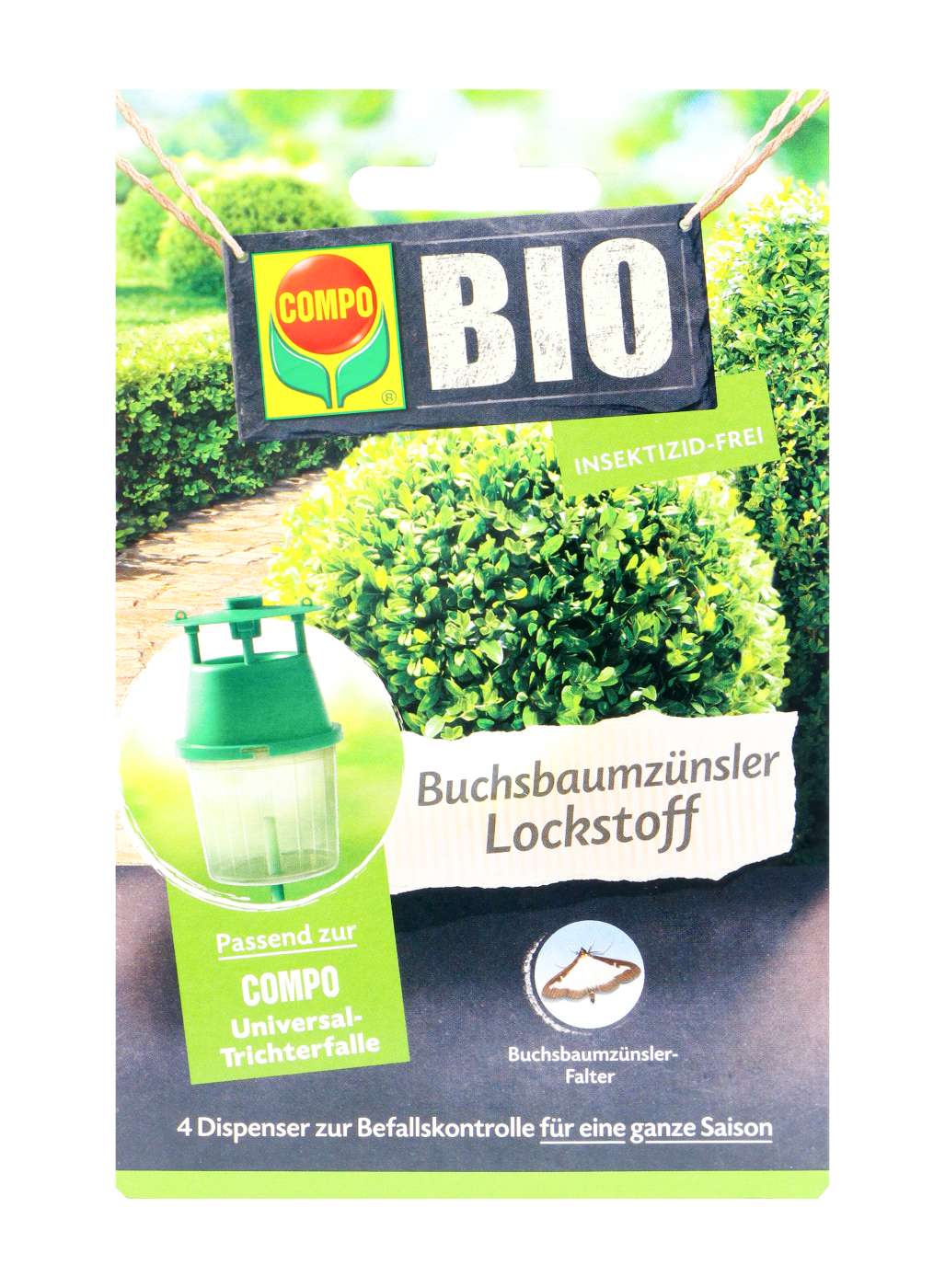 Compo Bio Buchsbaumzünsler Lockstoff - 4 Stück Compo Bio Buchsbaumzünsler Lockstoff - 4 Stück