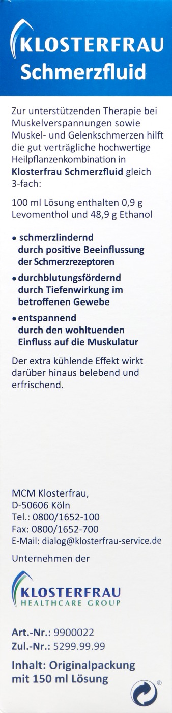 Klosterfrau Schmerzfluid Gelenkspray - 150 ml Klosterfrau Schmerzfluid Gelenkspray - 150 ml