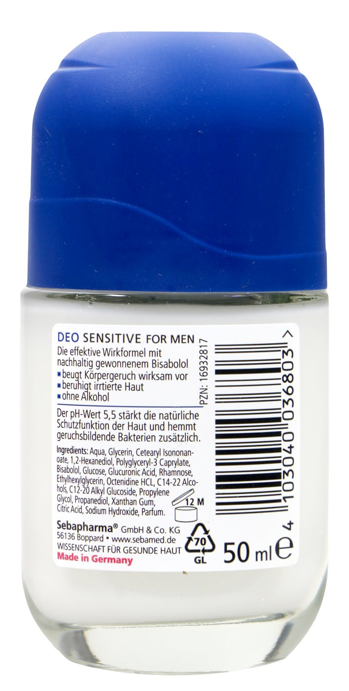 Sebamed Men Deo Roller Sensitiv - 50 ml Sebamed Men Deo Roller Sensitiv - 50 ml