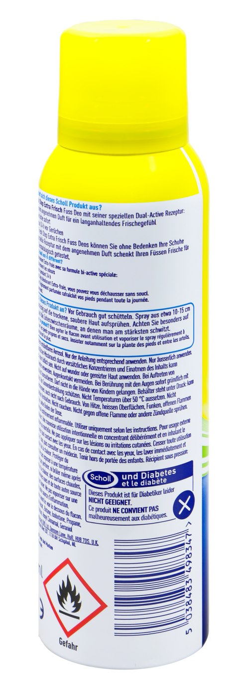 Scholl Fuß Deo extra frisch - 150 ml Scholl Fuß Deo extra frisch - 150 ml