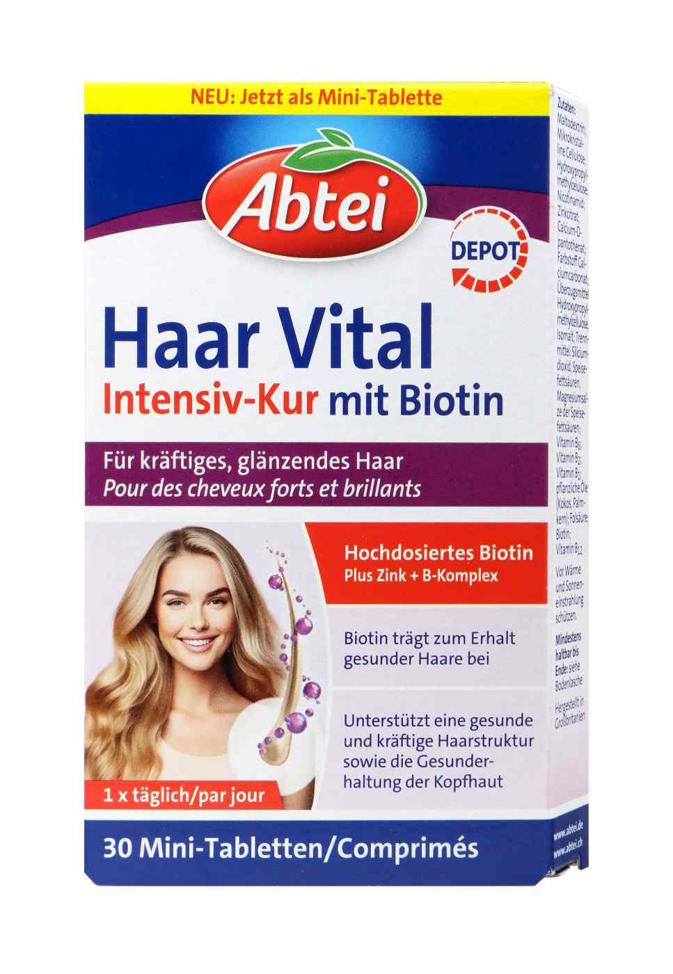 Abtei Haar Vital Tabletten - 30 Stück