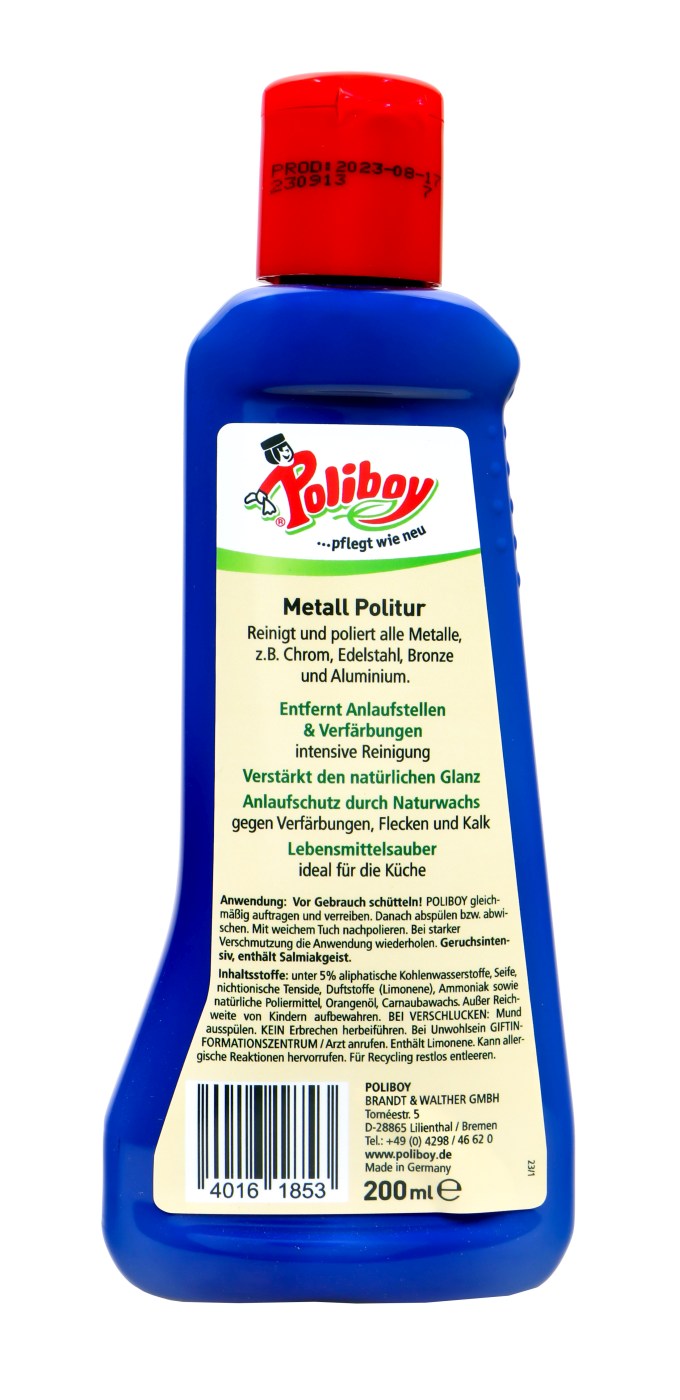 Poliboy Metall Politur - 200 ml Poliboy Metall Politur - 200 ml
